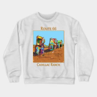 Cadillac Ranch, Route 66 Crewneck Sweatshirt